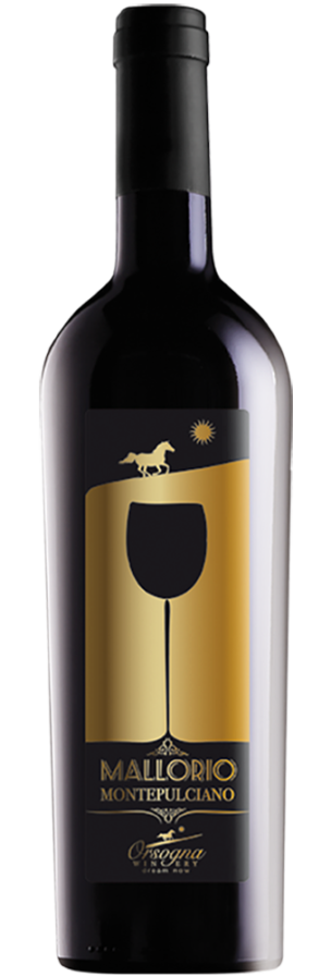 Bottle of Mallorio Montepulciano